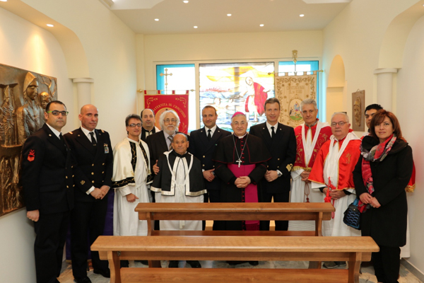 Capitaneria Vibo Marina: inaugurata cappella di Santa Barbara
