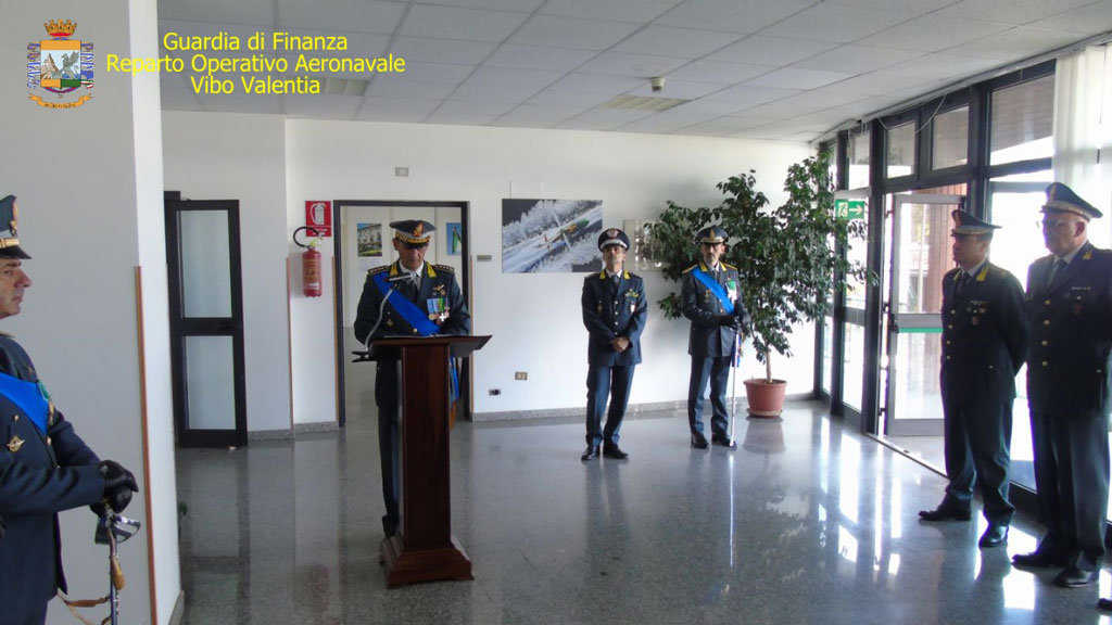 A Vibo cambio al vertice del reparto operativo aeronavale della guardia di finanza
