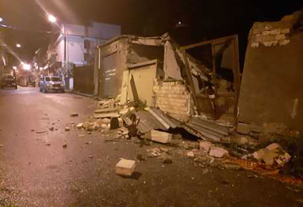 Crollano a Vibo due vecchie costruzioni a causa del maltempo, paura tra gli abitanti della zona 