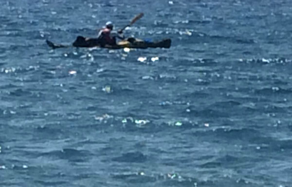Il canoista che da Palermo arriverà dal Papa in kayak fa tappa a Nocera