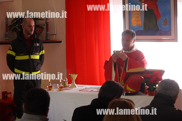Lamezia: Vigili del fuoco celebrano patrona Santa Barbara