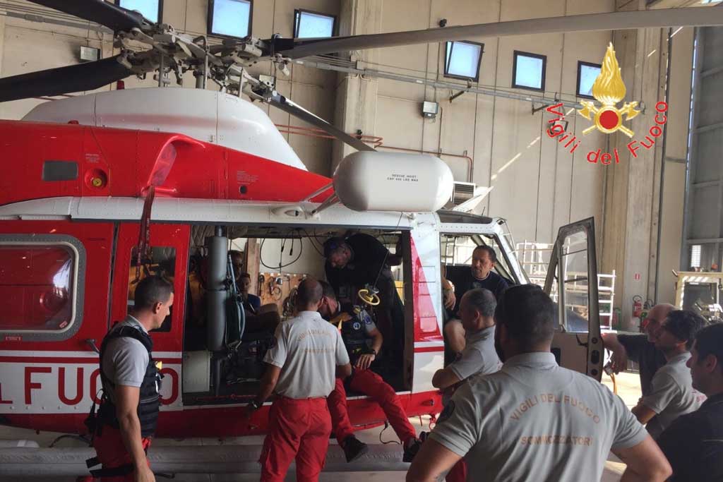 Lamezia, ricerca di persone disperse in acqua: giornate di addestramento per i Vigili del fuoco