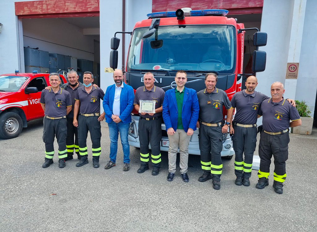 Premio “O Nostos” 2021 nel reggino al Vigile del fuoco Antonino Modaffari per aver salvato due persone
