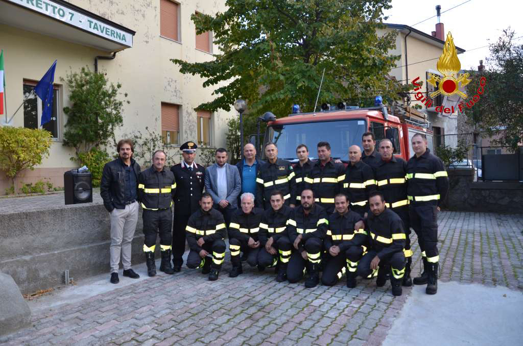Consegnati locali distaccamento volontario vigili del fuoco a Taverna