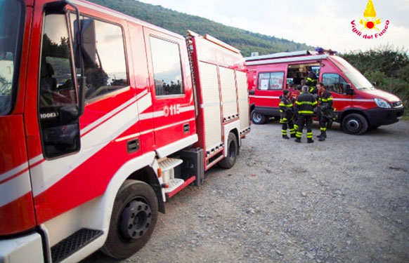 Incendiata cabina seggiovia impianto risalita a Trepidò in Sila