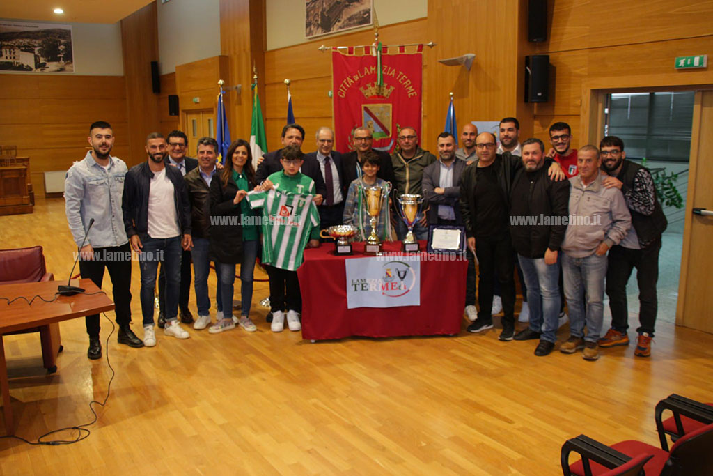 Lamezia, premiazione per quattro società sportive nella sala consiliare