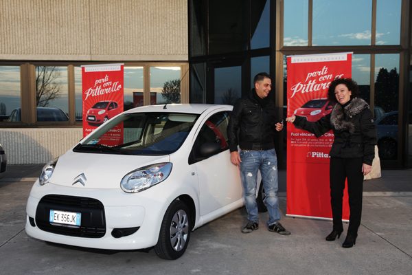 Lamezia, Francesco Mazzuca vince la Citroen C1 messa in palio da Pittarello Calzature