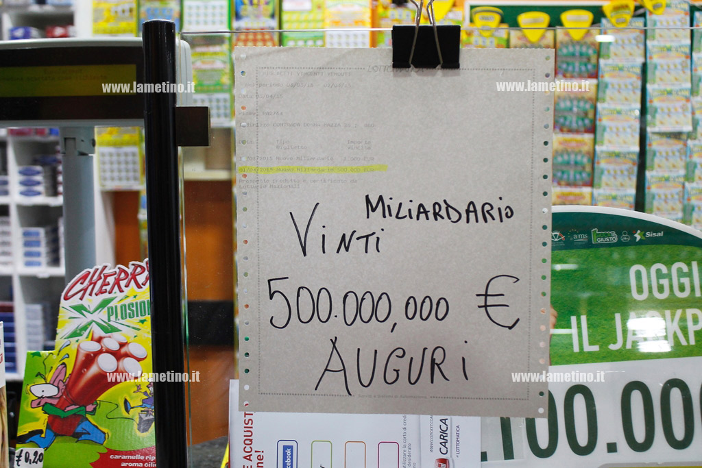 Lamezia: vinti 500mila euro al Gratta e Vinci