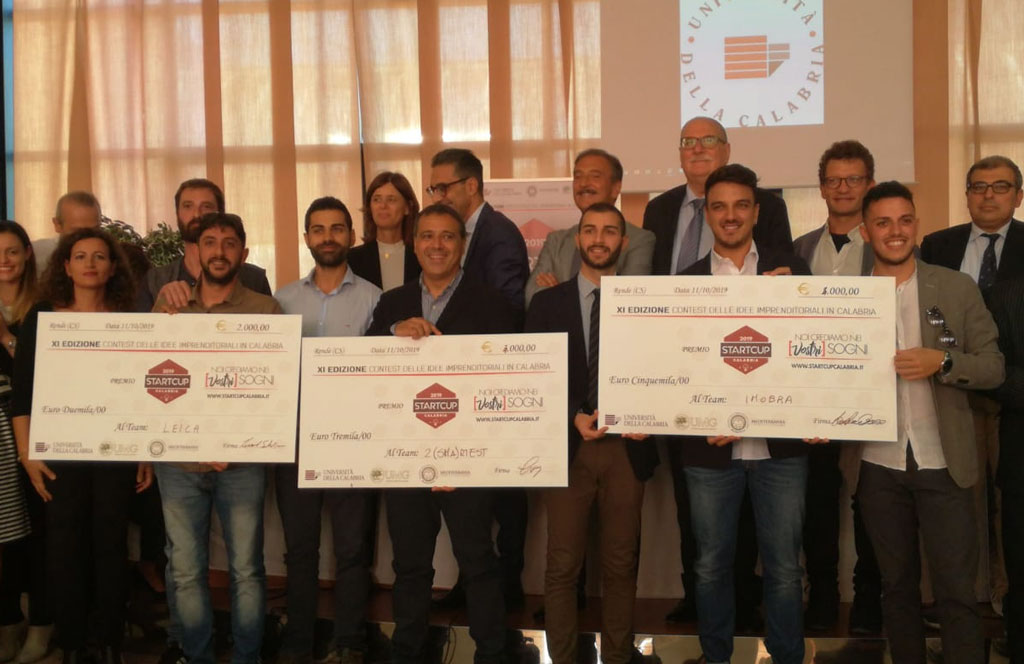 Premiati i vincitori della Start Cup Calabria 2019