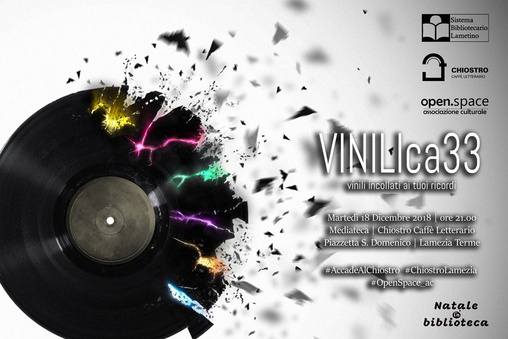 Lamezia, tutto pronto per "Vinilica33 - vinili incollati ai tuoi ricordi" il 18 dicembre