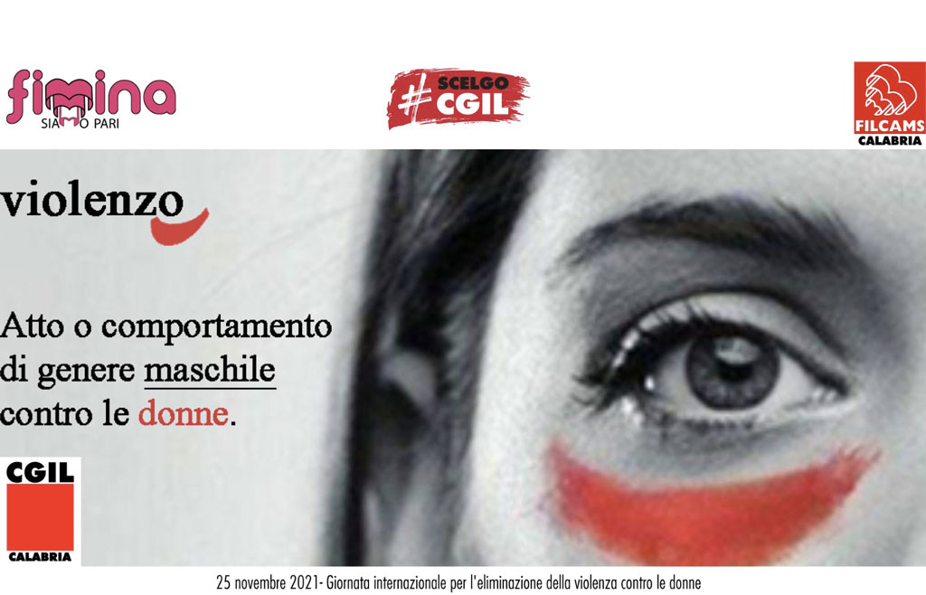 Filcams e Cgil Calabria lanciano campagna “Violenzo” in occasione del 25 novembre