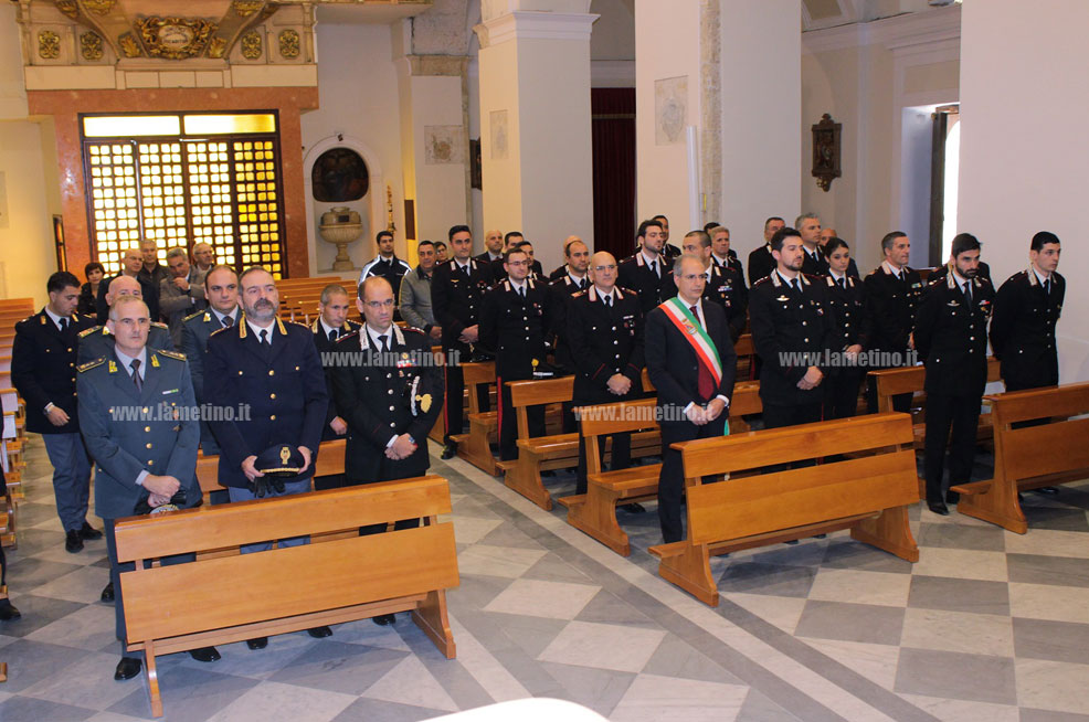 Lamezia, celebrata “Virgo Fidelis” patrona dell’Arma dei carabinieri in Cattedrale