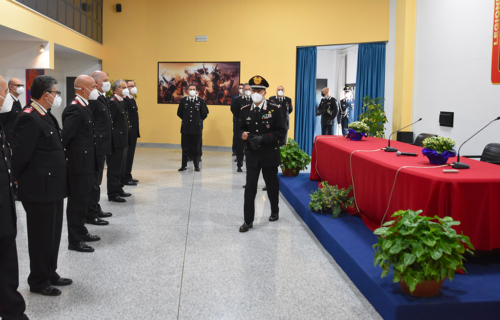 Comandante Culqualber in visita al Comando Legione Carabinieri "Calabria"