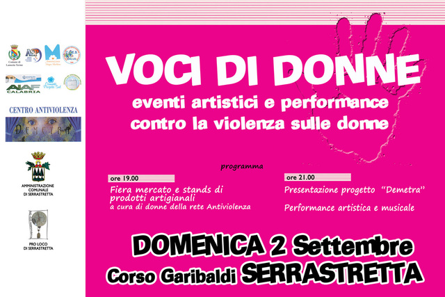 Calabria: L'evento "Voci di donne" contro la violenza