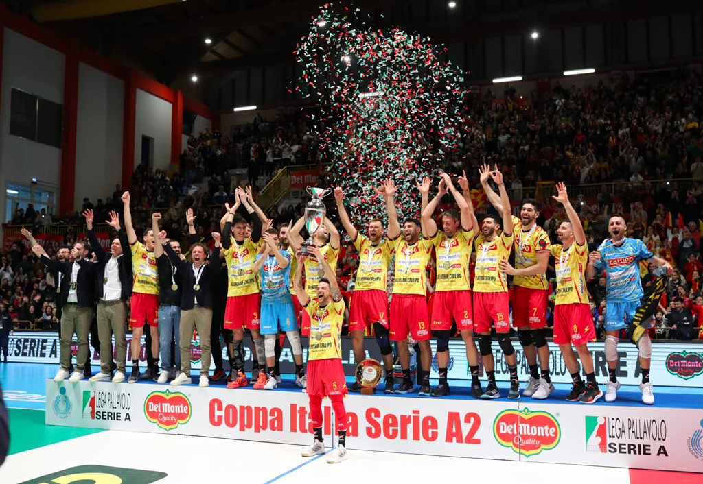 Volley, la Tonno Callipo vince la coppia Italia di A2: è la quarta volta