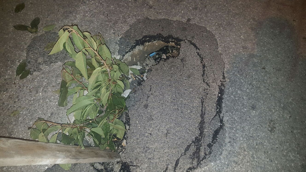 Lamezia, voragine in via degli Itali