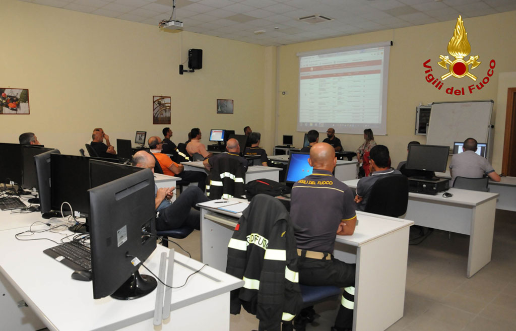 Lamezia, al centro polifunzionale dei Vigili del Fuoco avvio gestione applicativo per risorse inviate in scenari di emergenza