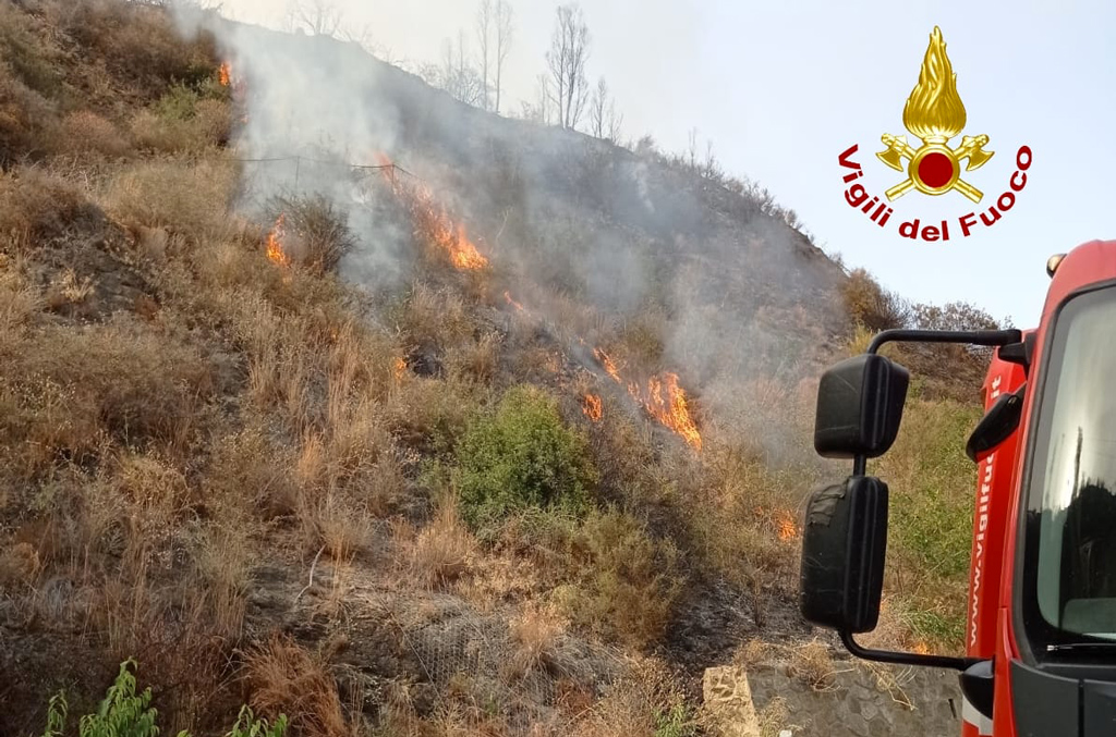 Incendi, la Calabria tra le regioni più colpite: da giugno circa 3000 gli interventi dei Vigili del fuoco