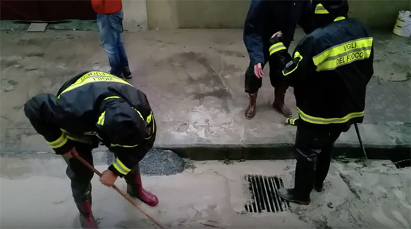 Maltempo: vigili del fuoco in azione su fascia Ionica reggina