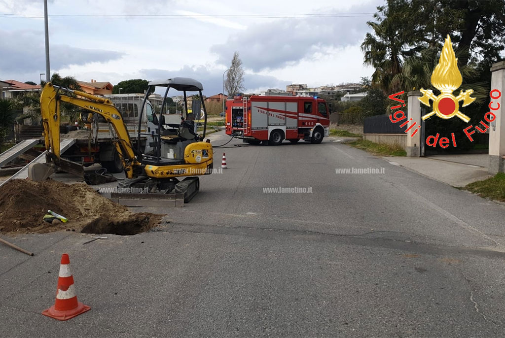 Fuga di gas a Sellia Marina, intervengono vigili del fuoco