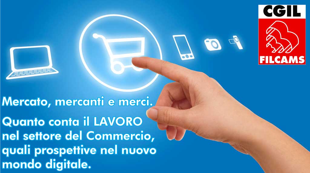Workshop Filcams Cgil Calabria su "commercio e prospettive nel nuovo mondo digitale" a Maida