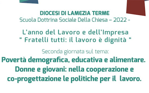 Lamezia, il 28 febbraio webinar sul tema “Povertà demografica, educativa e alimentare”