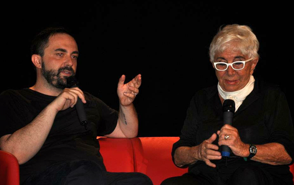 La regista Lina Wertmuller al teatro Grandinetti