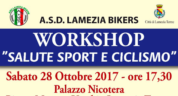 Lamezia, convegno "Salute, sport e ciclismo": il 28 ottobre a palazzo Nicotera 