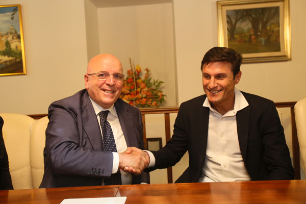  Oliverio riceve Zanetti, ha sempre esaltato sport 