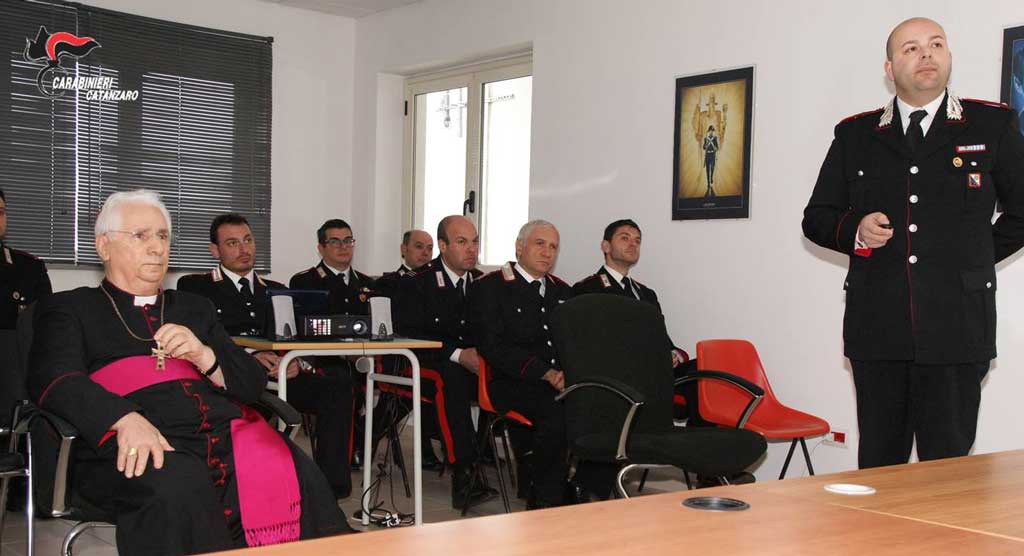 Visita pastorale del Vescovo di Lamezia alla compagnia carabinieri di Soveria Mannelli
