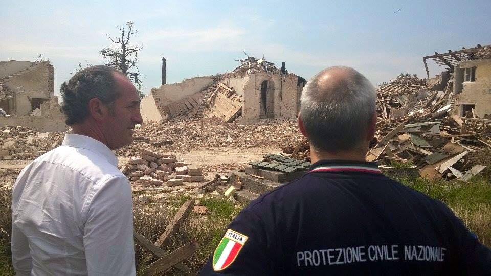 Zaia: Cei dà 8x1000 a calabresi alluvionati ma dimentica Veneto 