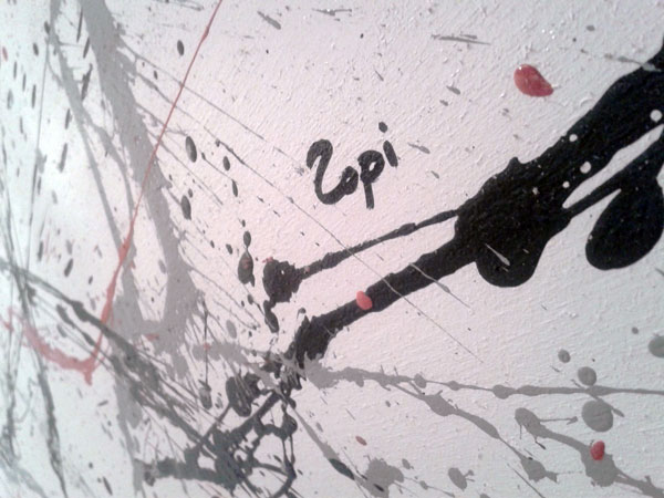 Lamezia: Zopi e l’action painting in mostra alla galleria Quadrature