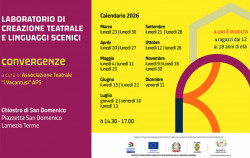 INTRECCI - Abitiamo il Lametino, parte il laboratorio di creazione teatrale e linguaggi scenici “Convergenze” Intrecci---Convergenze-comunicato_35ceb.jpg