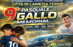 Lamezia si prepara alla nona edizione del Torneo Internazionale "Memorial Pasquale Gallo": attesi oltre mille giovani calciatori LOCANDINA-MEMORIAL-foto_9d4cc.jpg